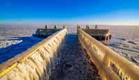 bevroren markermeer